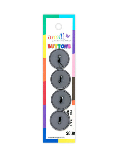 Sewing Buttons – 29L (18mm / 0.71 inches) with 2 Holes – Perfect for Dresses, Jackets & Fashion Handbags, 12-Pack