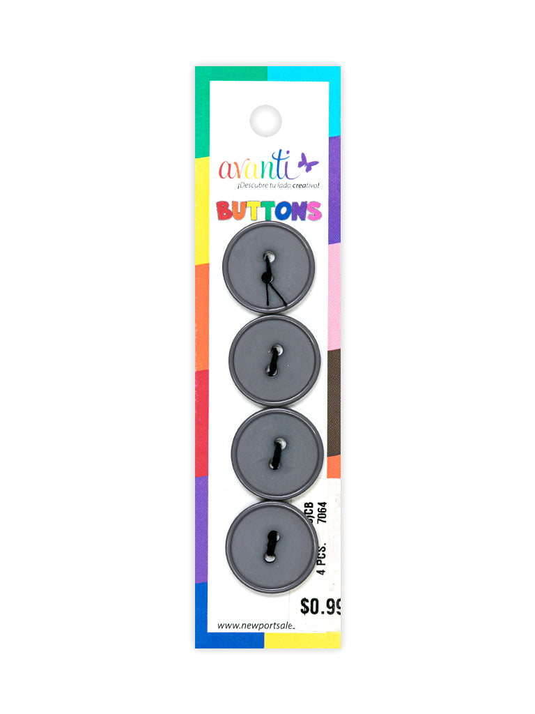 Sewing Buttons – 29L (18mm / 0.71 inches) with 2 Holes – Perfect for Dresses, Jackets & Fashion Handbags, 12-Pack