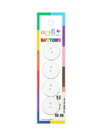 Sewing Buttons – 29L (18mm / 0.71 inches) with 2 Holes – Perfect for Dresses, Jackets & Fashion Handbags, 12-Pack