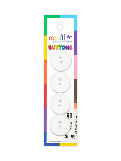 Sewing Buttons – 29L (18mm / 0.71 inches) with 2 Holes – Perfect for Dresses, Jackets & Fashion Handbags, 12-Pack