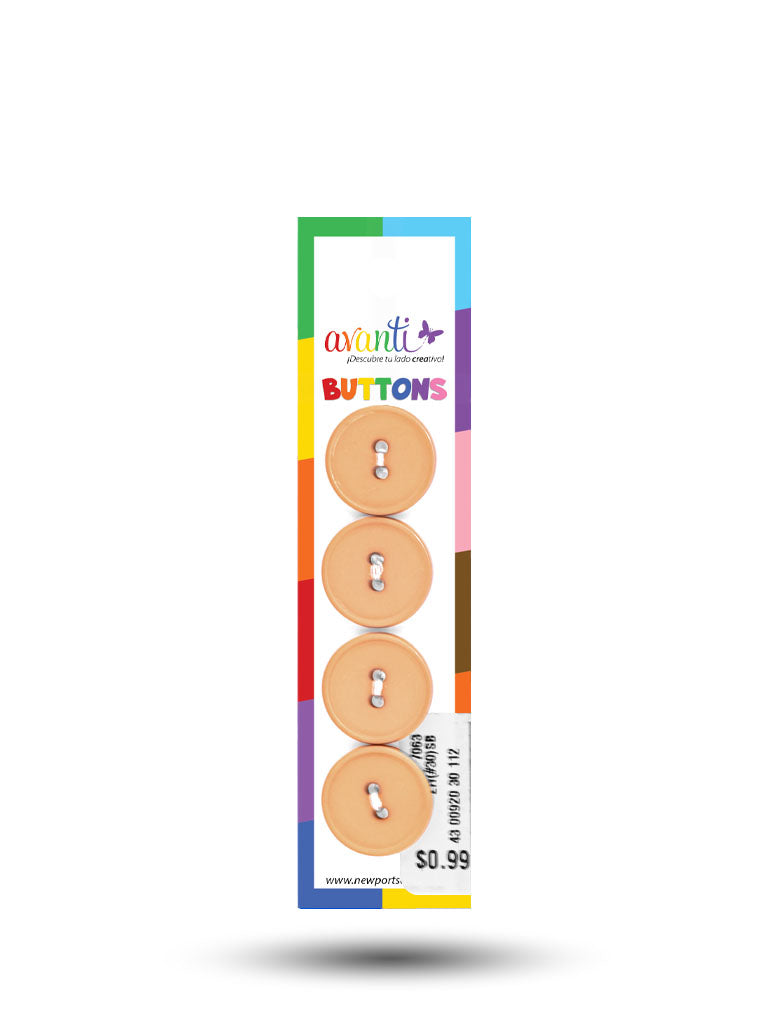 Sewing Buttons – 29L (18mm / 0.71 inches) with 2 Holes – Perfect for Dresses, Jackets & Fashion Handbags, 12-Pack