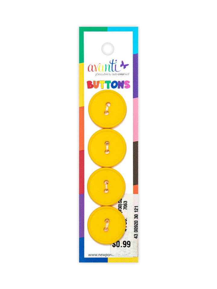 Sewing Buttons – 29L (18mm / 0.71 inches) with 2 Holes – Perfect for Dresses, Jackets & Fashion Handbags