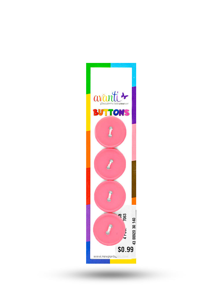 Sewing Buttons – 29L (18mm / 0.71 inches) with 2 Holes – Perfect for Dresses, Jackets & Fashion Handbags, 12-Pack