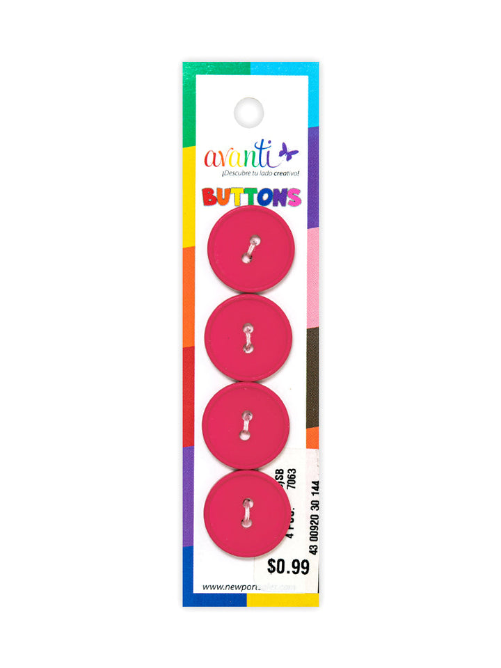 Sewing Buttons – 29L (18mm / 0.71 inches) with 2 Holes – Perfect for Dresses, Jackets & Fashion Handbags, 12-Pack