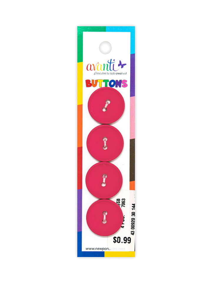 Sewing Buttons – 29L (18mm / 0.71 inches) with 2 Holes – Perfect for Dresses, Jackets & Fashion Handbags, 12-Pack