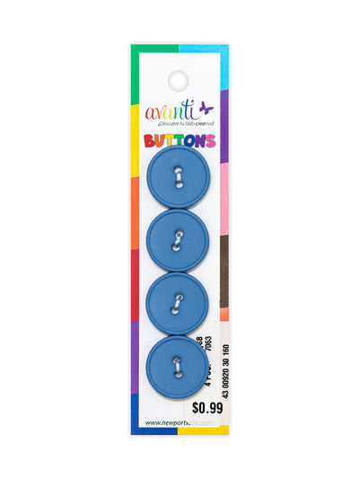 Sewing Buttons – 29L (18mm / 0.71 inches) with 2 Holes – Perfect for Dresses, Jackets & Fashion Handbags, 12-Pack