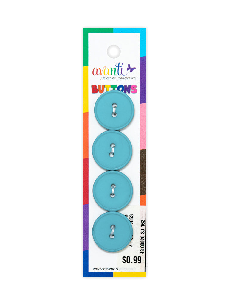 Sewing Buttons – 29L (18mm / 0.71 inches) with 2 Holes – Perfect for Dresses, Jackets & Fashion Handbags, 12-Pack