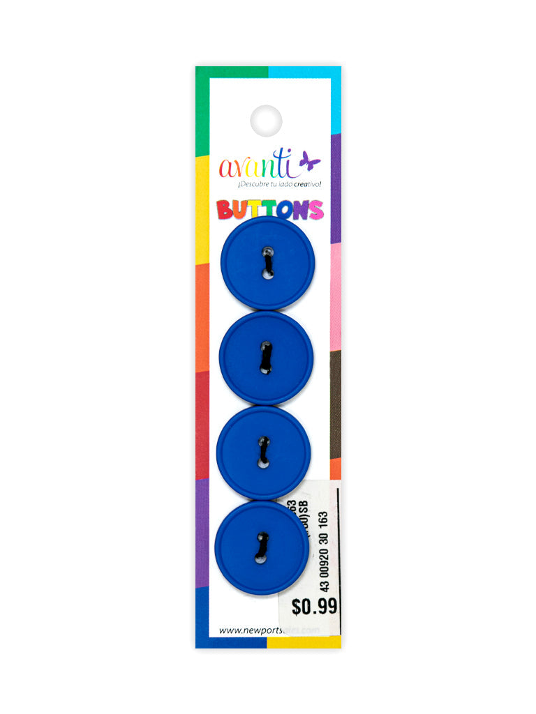 Sewing Buttons – 29L (18mm / 0.71 inches) with 2 Holes – Perfect for Dresses, Jackets & Fashion Handbags, 12-Pack