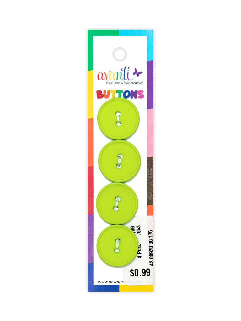 Sewing Buttons – 29L (18mm / 0.71 inches) with 2 Holes – Perfect for Dresses, Jackets & Fashion Handbags, 12-Pack