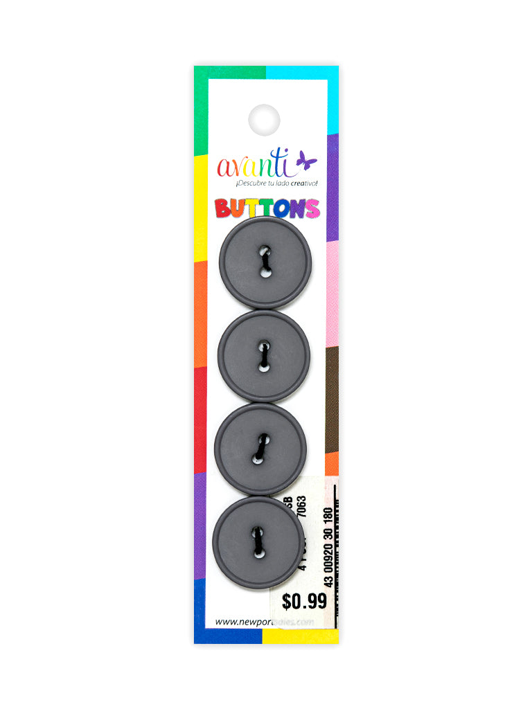 Sewing Buttons – 29L (18mm / 0.71 inches) with 2 Holes – Perfect for Dresses, Jackets & Fashion Handbags, 12-Pack