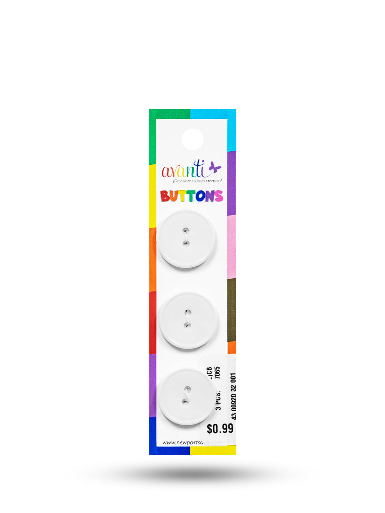 Sewing Buttons – 32L (20mm / 0.79 inches) with 2 Holes – Perfect for Coats, Jackets & Home Décor