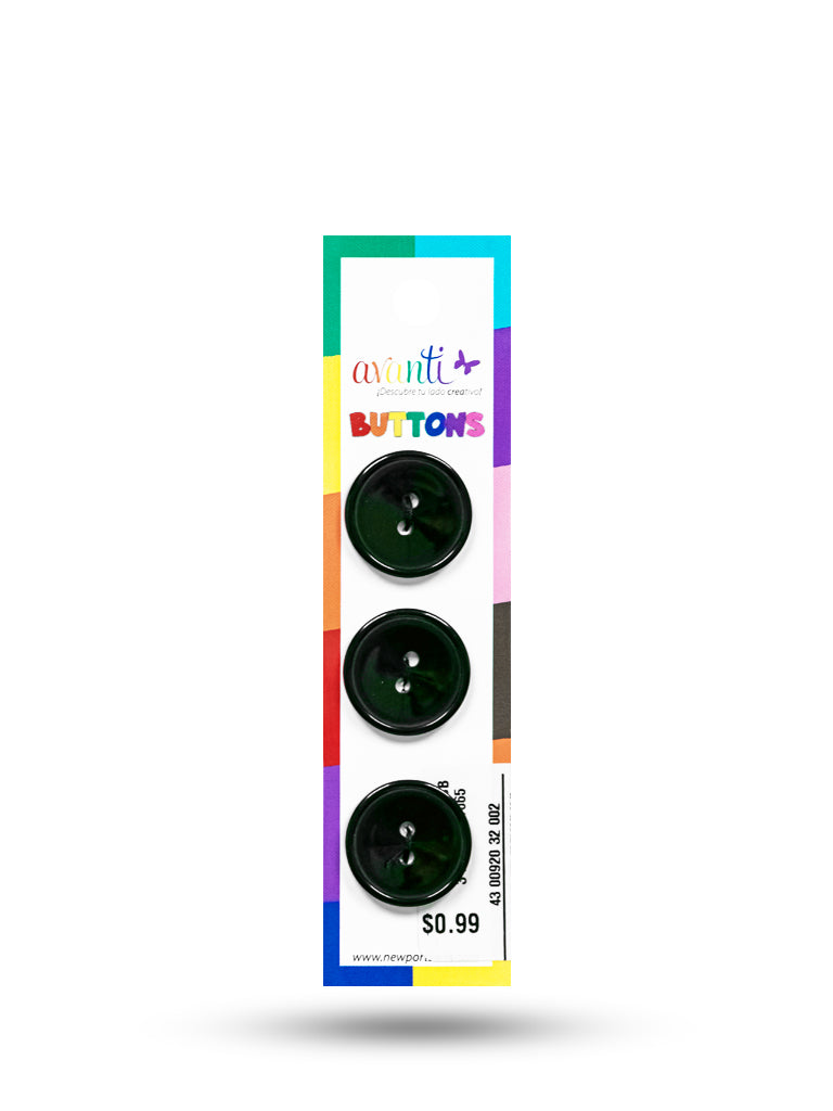 Sewing Buttons – 32L (20mm / 0.79 inches) with 2 Holes – Perfect for Coats, Jackets & Home Décor, 12-Pack