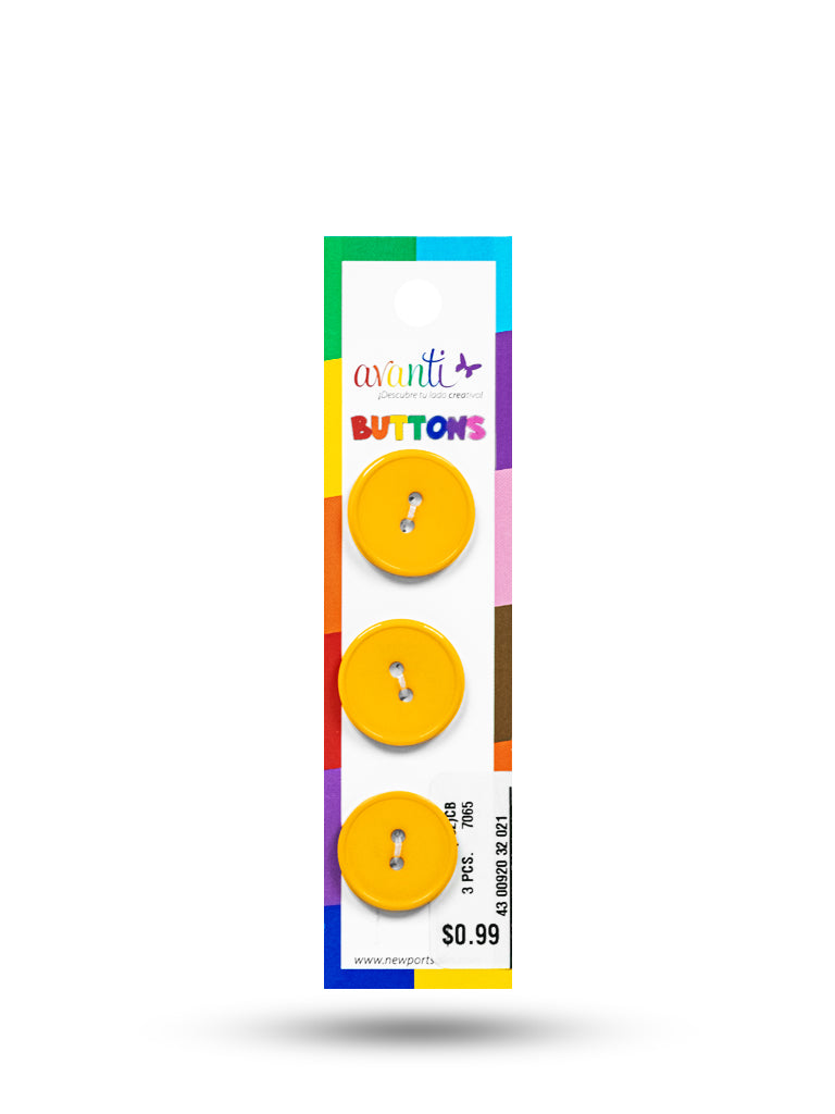 Sewing Buttons – 32L (20mm / 0.79 inches) with 2 Holes – Perfect for Coats, Jackets & Home Décor, 12-Pack