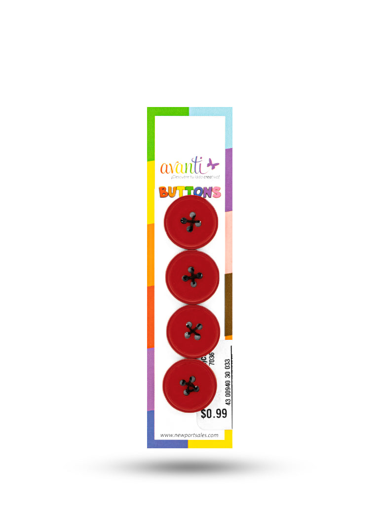 Sewing Buttons – 32L (20mm / 0.79 inches) with 2 Holes – Perfect for Coats, Jackets & Home Décor, 12-Pack