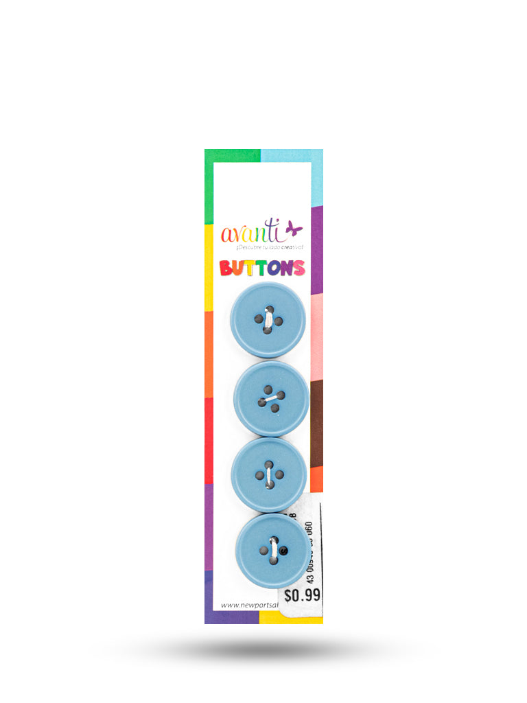 Sewing Buttons – 32L (20mm / 0.79 inches) with 2 Holes – Perfect for Coats, Jackets & Home Décor