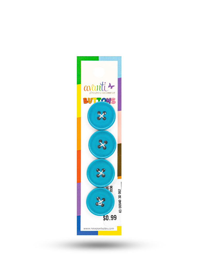 Sewing Buttons – 32L (20mm / 0.79 inches) with 2 Holes – Perfect for Coats, Jackets & Home Décor, 12-Pack