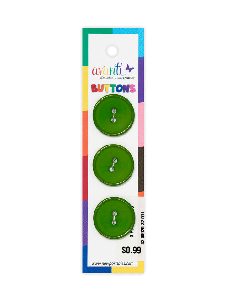 Sewing Buttons – 32L (20mm / 0.79 inches) with 2 Holes – Perfect for Coats, Jackets & Home Décor, 12-Pack