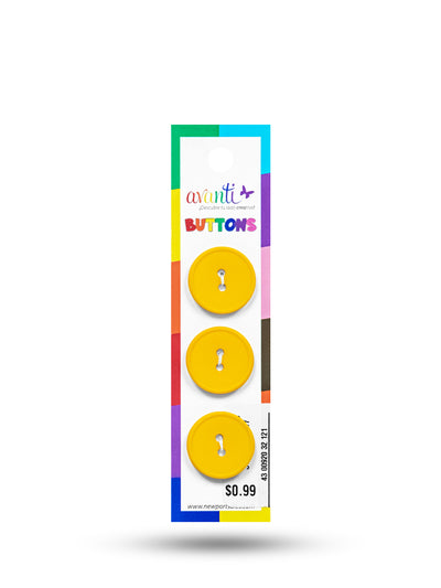 Sewing Buttons – 32L (20mm / 0.79 inches) with 2 Holes – Perfect for Coats, Jackets & Home Décor, 12-Pack