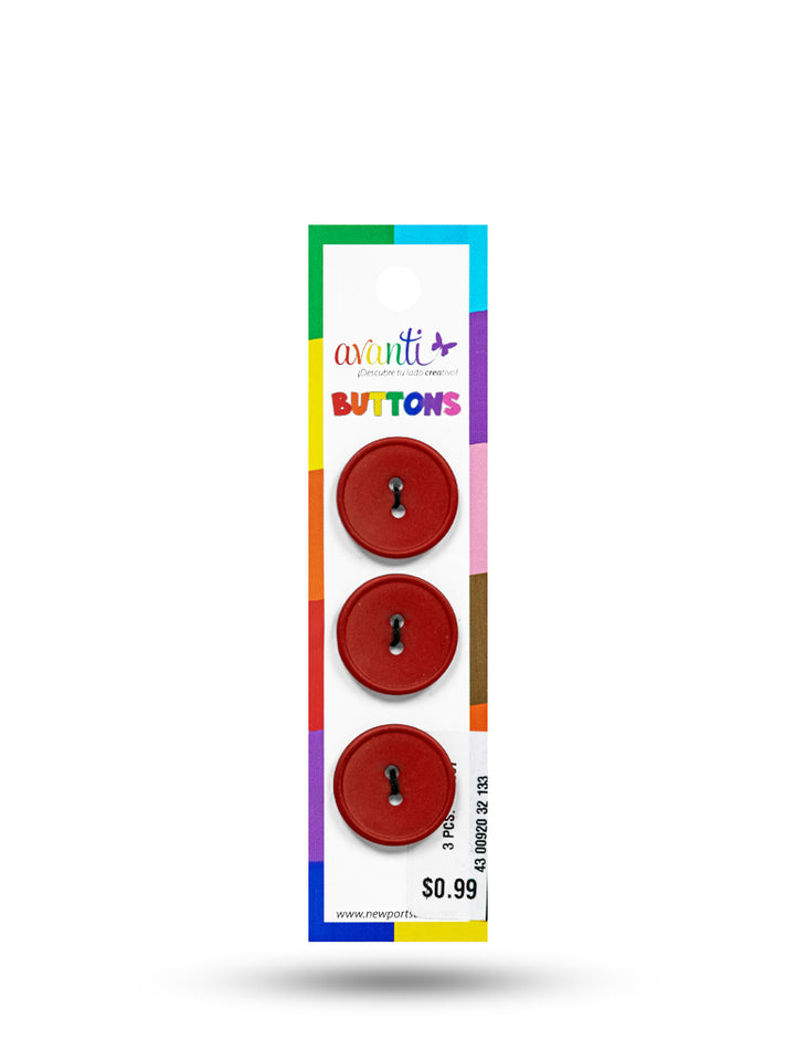 Sewing Buttons – 32L (20mm / 0.79 inches) with 2 Holes – Perfect for Coats, Jackets & Home Décor
