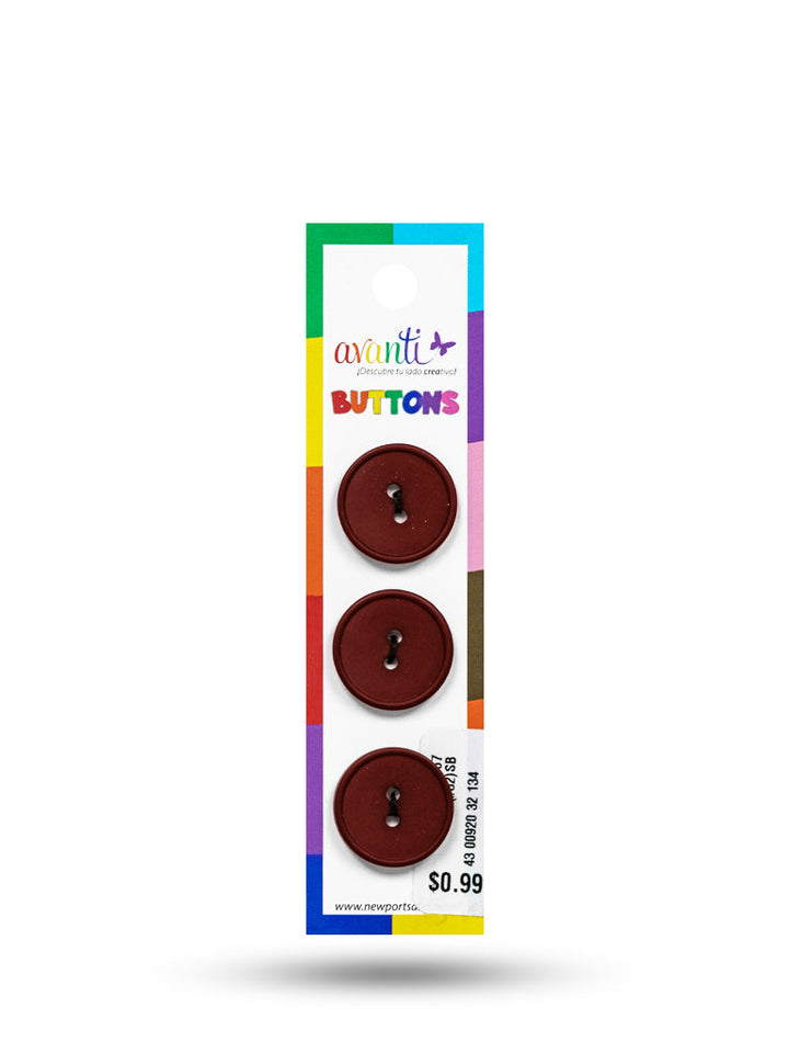 Sewing Buttons – 32L (20mm / 0.79 inches) with 2 Holes – Perfect for Coats, Jackets & Home Décor, 12-Pack