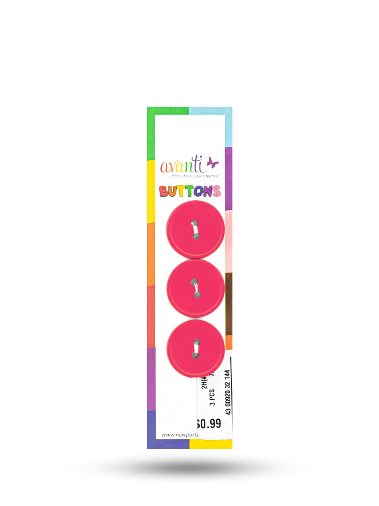 Sewing Buttons – 32L (20mm / 0.79 inches) with 2 Holes – Perfect for Coats, Jackets & Home Décor, 12-Pack