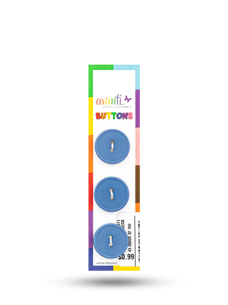Sewing Buttons – 32L (20mm / 0.79 inches) with 2 Holes – Perfect for Coats, Jackets & Home Décor, 12-Pack