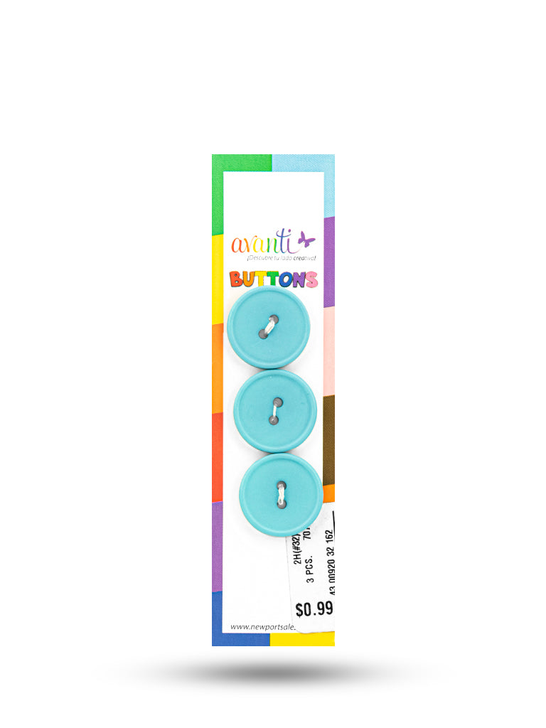 Sewing Buttons – 32L (20mm / 0.79 inches) with 2 Holes – Perfect for Coats, Jackets & Home Décor