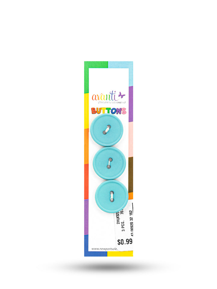 Sewing Buttons – 32L (20mm / 0.79 inches) with 2 Holes – Perfect for Coats, Jackets & Home Décor