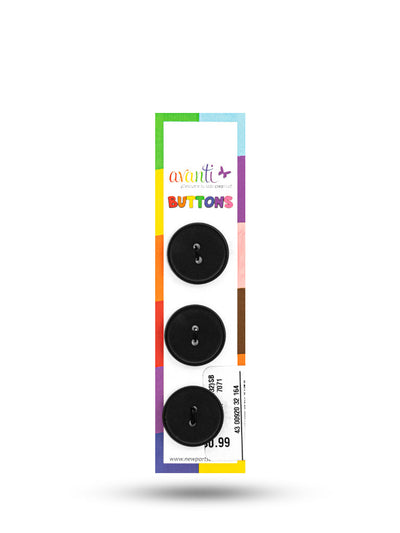 Sewing Buttons – 32L (20mm / 0.79 inches) with 2 Holes – Perfect for Coats, Jackets & Home Décor, 12-Pack