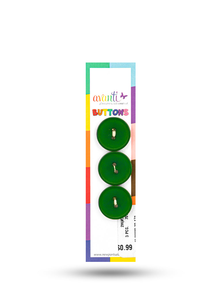 Sewing Buttons – 32L (20mm / 0.79 inches) with 2 Holes – Perfect for Coats, Jackets & Home Décor, 12-Pack