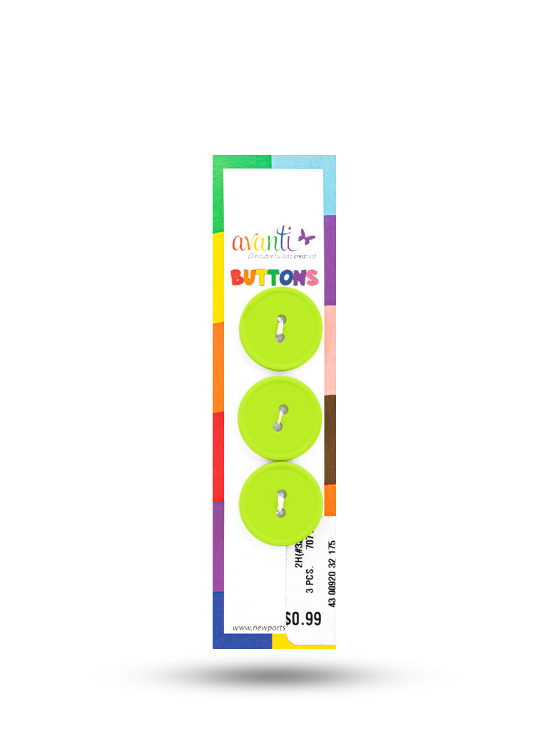 Sewing Buttons – 32L (20mm / 0.79 inches) with 2 Holes – Perfect for Coats, Jackets & Home Décor, 12-Pack