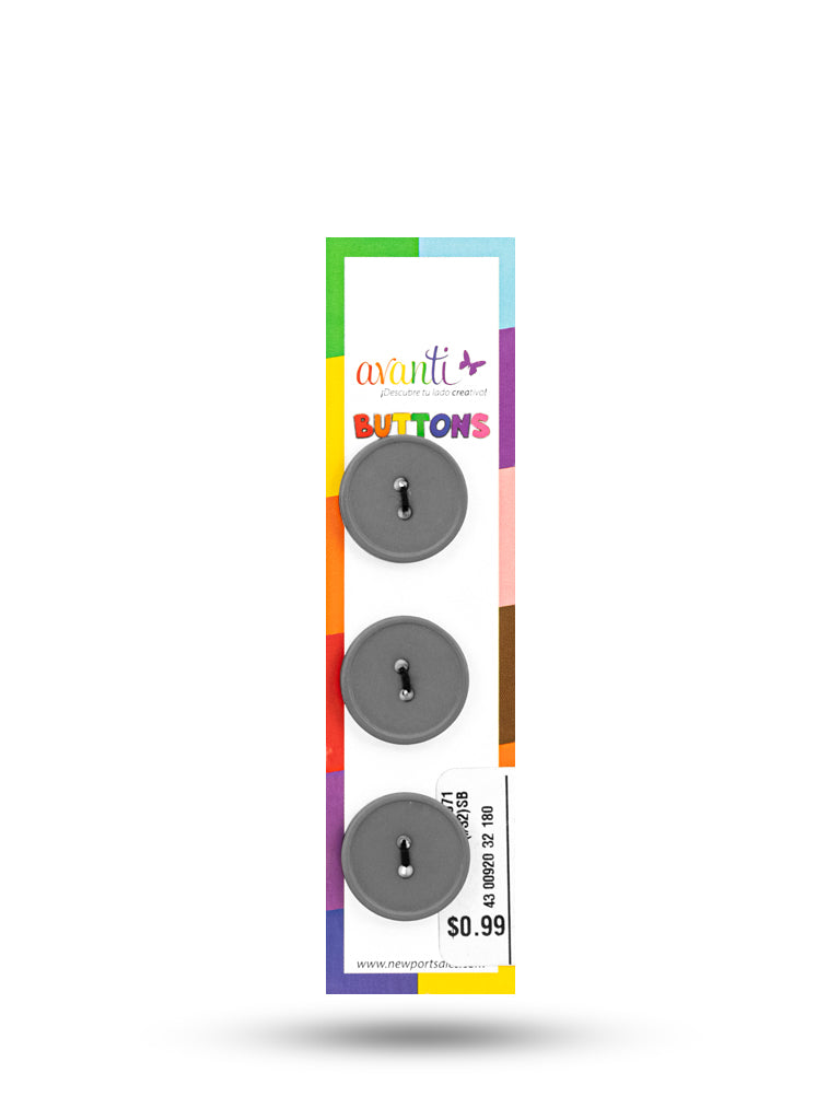 Sewing Buttons – 32L (20mm / 0.79 inches) with 2 Holes – Perfect for Coats, Jackets & Home Décor, 12-Pack