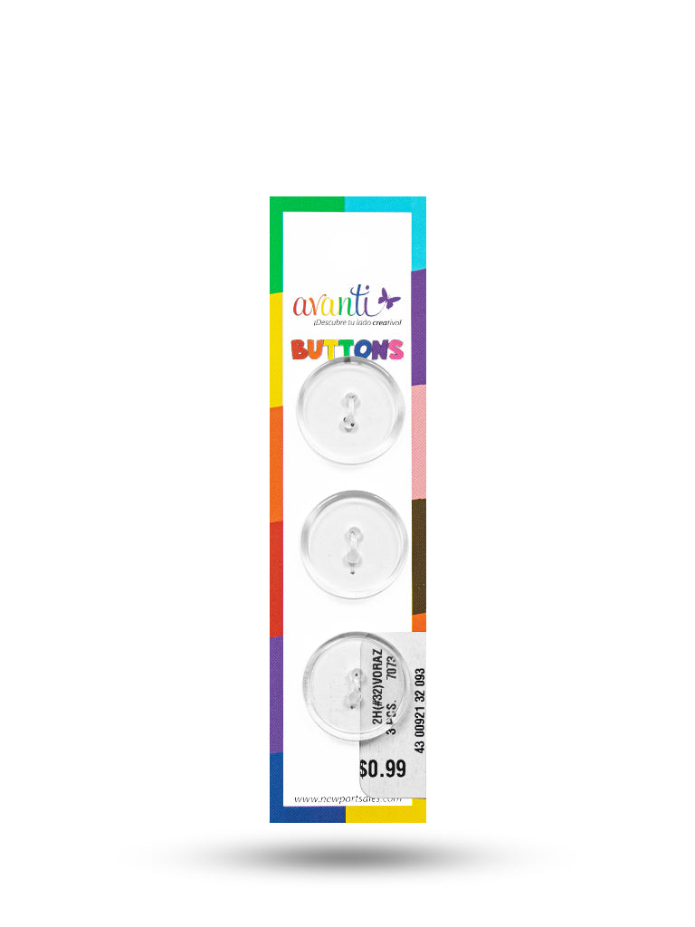Sewing Buttons – 32L (20mm / 0.79 inches) with 2 Holes – Perfect for Coats, Blazers & Home Decor, 12-Pack