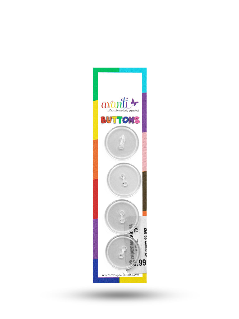 Sewing Buttons – 29L (18.4mm / 0.725 inches) with 2 Holes – Perfect for Coats, Blazers & Outerwear 12-pack 12-Pack