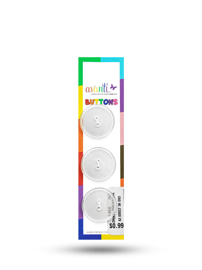 Sewing Buttons – 36L (23mm / 0.9 inches) with 2 Holes – Perfect for Coats, Blazers & Upholstery, 12-Pack