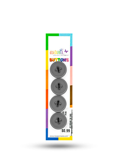 Sewing Buttons – 30L (19mm / 0.75 inches) with 4 Holes – Perfect for Jackets, Dresses & Home Décor