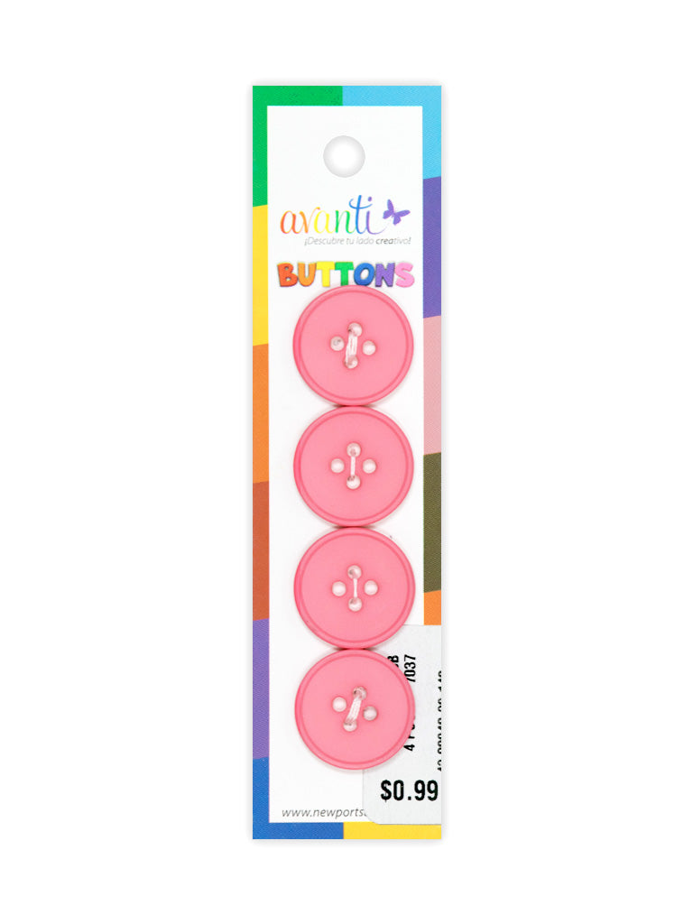 Sewing Buttons – 30L (19mm / 0.75 inches) with 4 Holes – Perfect for Jackets, Dresses & Home Décor