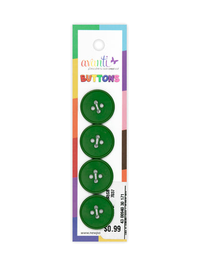 Sewing Buttons – 30L (19mm / 0.75 inches) with 4 Holes – Perfect for Jackets, Dresses & Home Décor