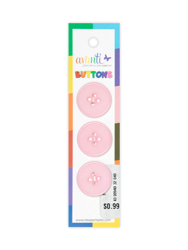 Sewing Buttons – 32L (20mm / 0.79 inches) with 4 Holes – Perfect for Coats, Blazers & Home Decor, 12-Pack