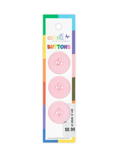 Sewing Buttons – 32L (20mm / 0.79 inches) with 4 Holes – Perfect for Coats, Blazers & Home Decor, 12-Pack