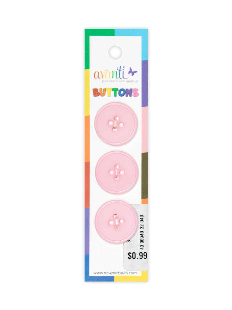 Sewing Buttons – 32L (20mm / 0.79 inches) with 4 Holes – Perfect for Coats, Blazers & Home Decor, 12-Pack