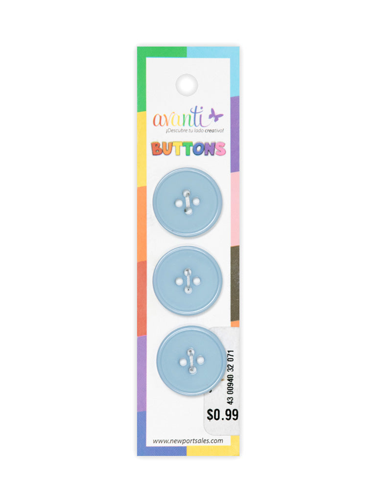Sewing Buttons – 32L (20mm / 0.79 inches) with 4 Holes – Perfect for Coats, Blazers & Home Decor