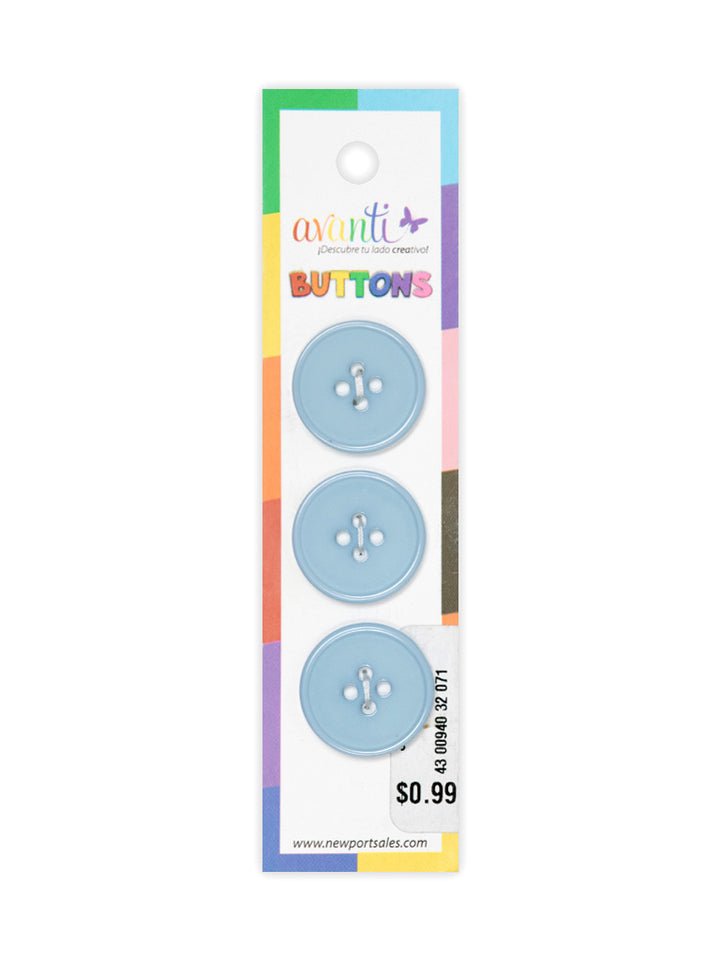 Sewing Buttons – 32L (20mm / 0.79 inches) with 4 Holes – Perfect for Coats, Blazers & Home Decor