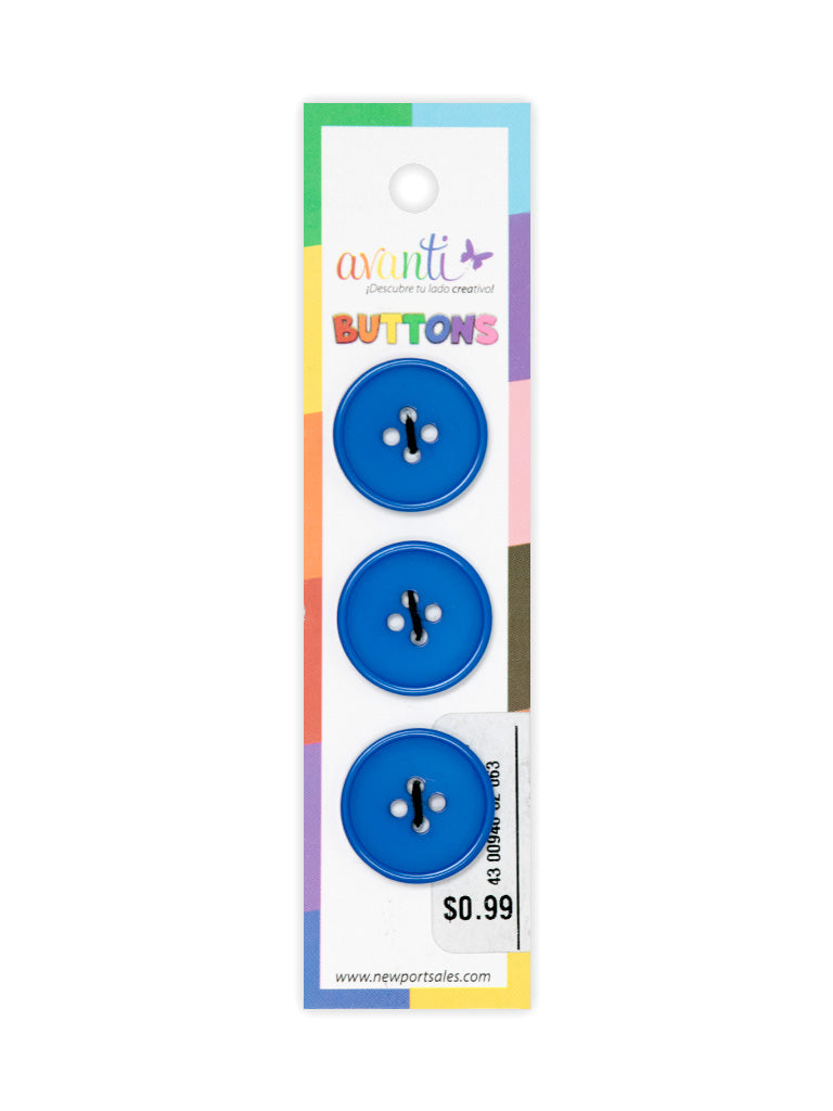 Sewing Buttons – 32L (20mm / 0.79 inches) with 4 Holes – Perfect for Coats, Blazers & Home Decor