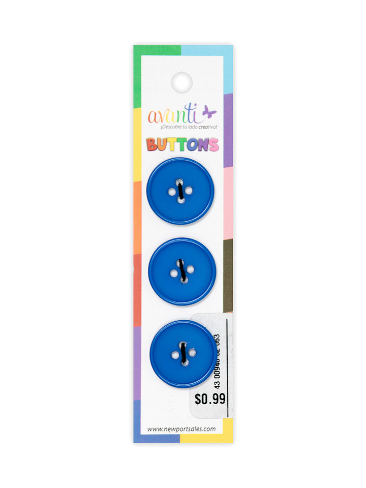 Sewing Buttons – 32L (20mm / 0.79 inches) with 4 Holes – Perfect for Coats, Blazers & Home Decor, 12-Pack