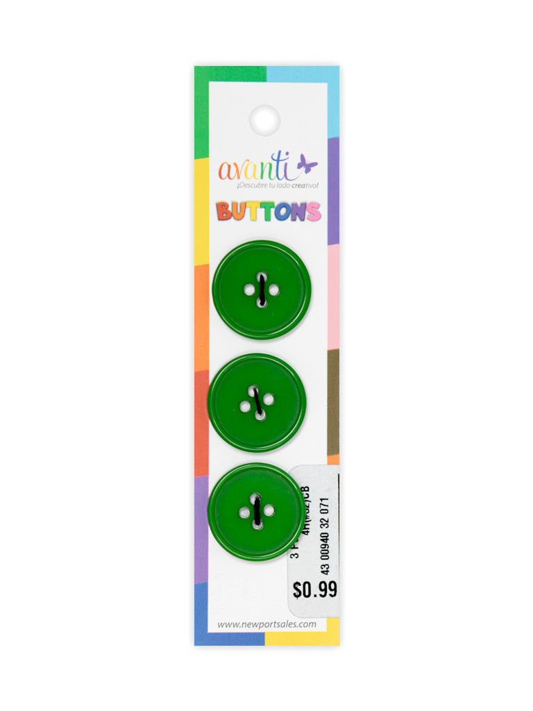 Sewing Buttons – 32L (20mm / 0.79 inches) with 4 Holes – Perfect for Coats, Blazers & Home Decor, 12-Pack