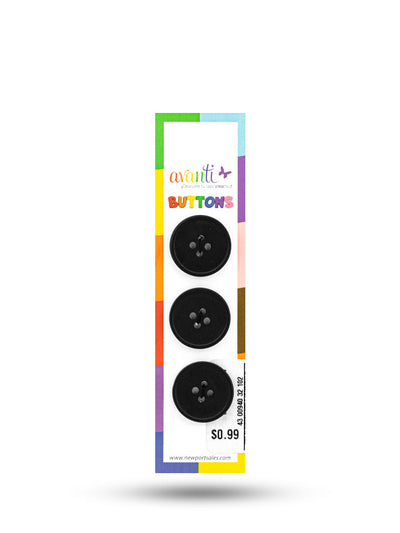 Sewing Buttons – 32L (20mm / 0.79 inches) with 4 Holes – Perfect for Coats, Blazers & Home Decor, 12-Pack