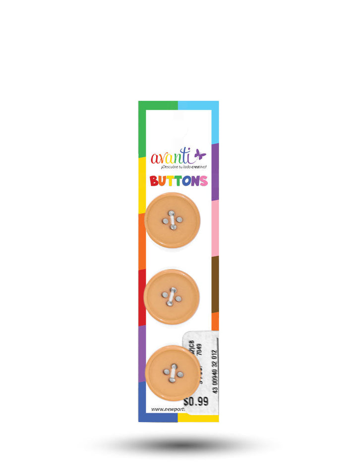 Sewing Buttons – 32L (20mm / 0.79 inches) with 4 Holes – Perfect for Coats, Blazers & Home Decor, 12-Pack