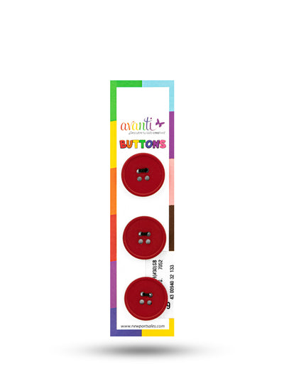 Sewing Buttons – 32L (20mm / 0.79 inches) with 4 Holes – Perfect for Coats, Blazers & Home Decor, 12-Pack