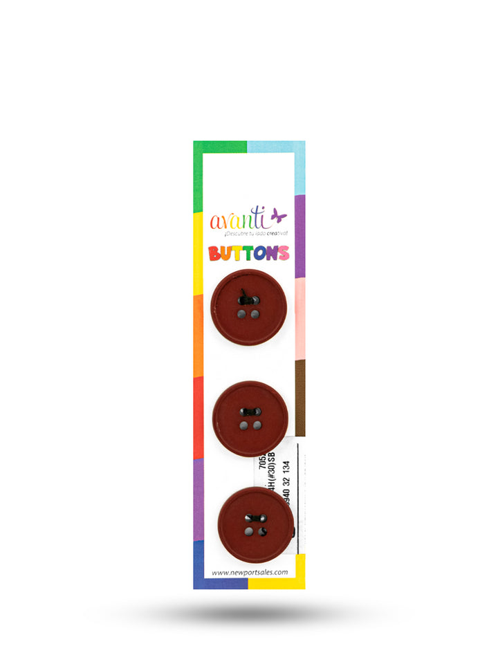 Sewing Buttons – 32L (20mm / 0.79 inches) with 4 Holes – Perfect for Coats, Blazers & Home Decor, 12-Pack